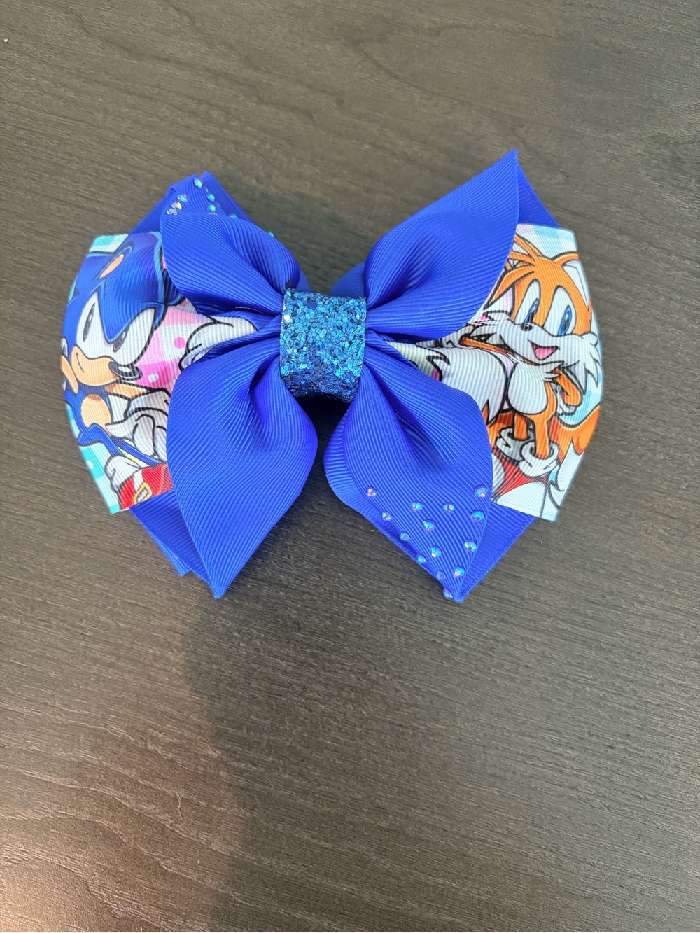 Sonic The Hedgehog Character Kids Hair Bow